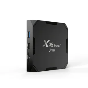 Amlogic S905X4 X96 Max Plus Ultra TV Box 4G RAM 32G 64G ROM Dual WiFi 4K 100M LAN Port OTT Smart Android 11 with Remote Control