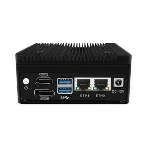 BKHD MINI PC Intel Celeron N3050 N100 MINI Computer 2LAN HD DP Desktop PC Linux Wins11 Ubuntu for Home Office Network