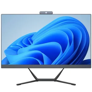 Barebone 23.8 Inch AIO PC All in One Office Computer H610 Motherboard SSD Hard Drive for Business Use