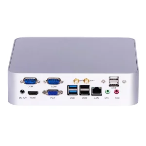Barebone Mini PC X86 Support 1037U 2117U I3 3217U I5 3317U I7 3517U J1800 J1900 CPU WIFI SSD128G 2 RS232 6 USB