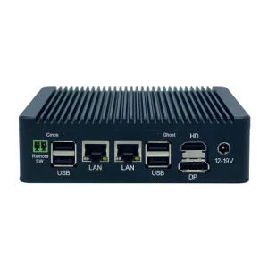 Barebone NANO Mini PC Fanless N2840 i5 6Gen DC12V DDR3L Dual Networks Support Win10 Win11 Linux Industrial Mini PC