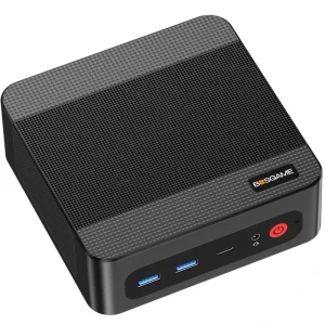 Bosgame P3 Pro Barebone Mini PC AMD Ryzen 9 7940HS Radeon 780M DDR5 PCIe4.0 Wi-Fi 6E Dual Gigabit LAN 4K Display