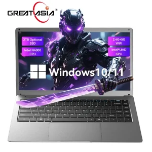 Brand New 14 Inch Computer Laptop Ram 6gb Rom 64gb SSD Win 10 Inte1 Celeron Portable Slim Design