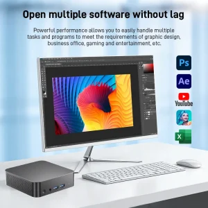 Brand New Intel Celeron N95 16GB + 512GB Mini Portable Computer with Windows 11 System Suitable for Home and Office Use