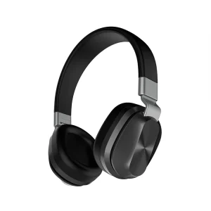 Bt5.0 IPX4 Waterproof Wireless Over Ear Headphone with Mic Non Noise Cancelling Foldable Music Headset with 40mm Titanium Driver