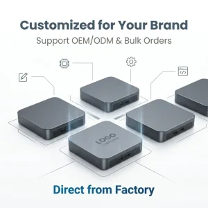 Business AI Mini PCs Are Equipped With AMD Ryzen 5 7430U Processor And DDR4 Memory Ultra small AI Mini Desktop Computers