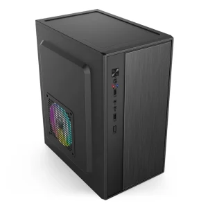 Business Office PC Case Silent Dustproof Desktop Computer Chassis for Office Use