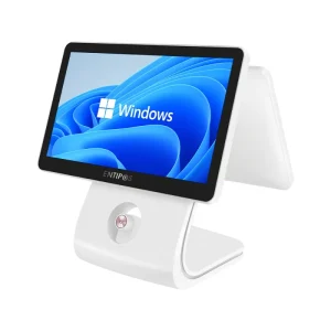 C980 All in One Multi OS (Windows/Linux/Android) Dual Screen POS Terminal Cash Register Capacitive Touch Wi Fi 6