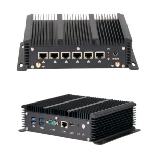 CAIXUNIPC CORE 8tn and 10th Gen I5-10310U Mini PC Router 6*Intel 2.5G Ethernet Port 16GB DDR4 6*LAN Fanless Industrial Pc