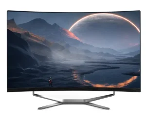 China Curved LCD Screen Dual Core Desktop AIO Computer I3 I5 I7 All in One for Business Use