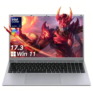 Choice Item 17.3 Inch Laptop Intel Core Ultra 5 115U 12GB RAM 256GB SSD Win 11 AI Office Big Screen Notebook Bulk