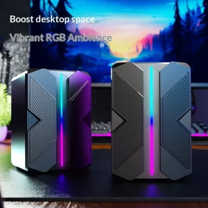 Colorful Glowing Wired Desktop Speakers Desktop E-sports Gaming Speaker
