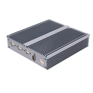 Compact Aluminum Box PC J1900 J1800 Fanless Design 6COM 2LAN Gigabit USB3.0 VGA 8GB DDR3L Max Industrial Mini Computer