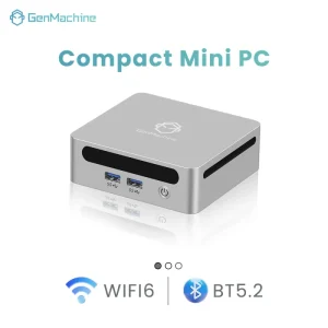 Compact Desktop Barebone AMD Ryzen 7 5800H WiFi6 BT5.2 3 Display Screen 1G LAN Quad Core Win 11 USB3.0