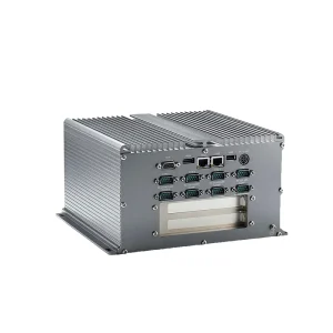 Compact Intel I5-3340M Fanless Embedded Industrial Computer Box Pc 2LAN 6COM 6USB With PCI X1+PCI 2S Expansion Slot