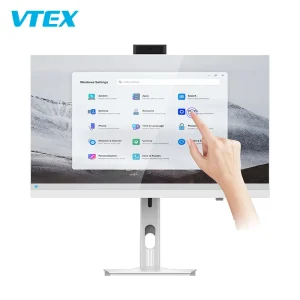 Computer Set All in one Pc for BusinessDual Speakers WiFi BT Aio Pc Touch Screen OPTIONAL DVD Office All in One Pc Desktop