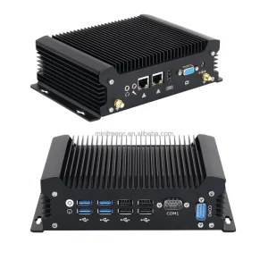 Core I3 I5 I7 Industrial Barebone Mini PC 4th 7th 8th 11th Generation Dual LAN Ubuntu Pfsense Embedded Rugged Fanless Computers