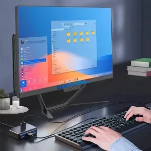 Core I3i5i7 Business Office All in One Computer Rotatable Bracket 4K HD Touch Screen All in One PC