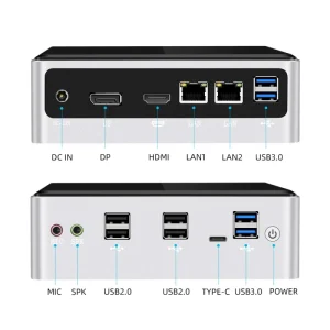 Core I5 8250U I7-8550U DDR4 RAM 512GB NVME SSD PC Gamer Dual LAN Type C 4K Mini PC for Gaming OEM