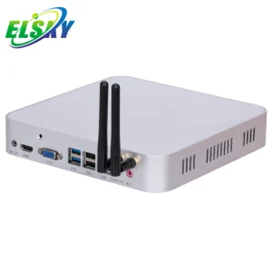 Core I7 I7 7500U CPU 2*DDR3 16GB RAM 128GB SSD Dual Ethernet RJ45 Gigabit LAN Mini PC Gaming for Media Audio Player