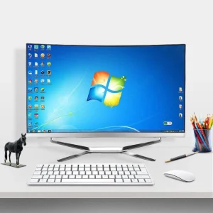 Core I9 Gamer Gaming PC Desktop All in One with Max 4090D Graphics Card LCD Display SSD+HDD Storage Windows 11