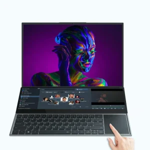 Core i7-9750H Win10 笔记本电脑 16+14英寸双触摸屏 2TB SSD 第10代 游戏
