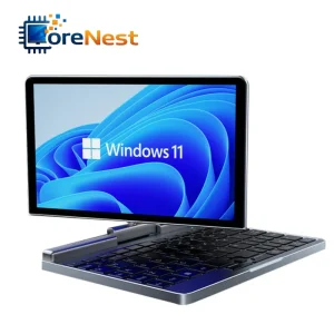 CoreNest 8 Inch Mini Pocket Laptop 360 Degree Flip Intel N150 12GB DDR5 RAM Touch Screen Handheld UMPC Business Laptop OEM
