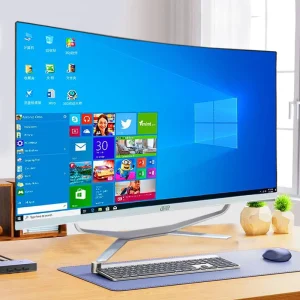 Curved Screen All-in-One PC 27 Inch Core i5 7400 8GB 128GB SSD OEM Desktop Monoblock