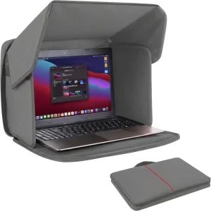 Custom BagTop Foldable Portable Computer Bag Sunshade Privacy Ultra-light Polyester Business Laptop Cover