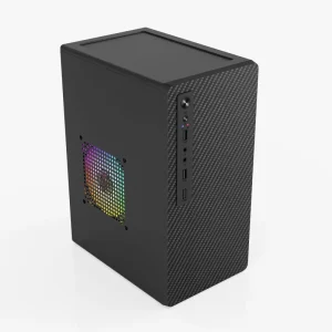 Custom Black and White Design Luxury Micro Atx Matx Pc Rgb Pc case Pc Gaming case