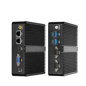 Custom Celeron J4125 RS485 Barebone 8G USB X86 Industrial Computer Accessories Fanless Mini PC DDR4 2 Ethernet