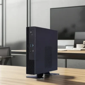 Custom Celeron N5095 J4125 Mini PC Desktop Computer Dual Core DDR4 with VGA HD Portable Office Mini PC US Plug
