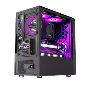 Custom I9 13900K 64GB RTX 4090 4060 GTX1660 2TB SSD 4TB HDD RGB ATX Mesh Panel Gaming Computer Cases MATX PC Case
