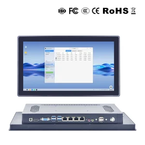 Custom IP65 Industrial Computer Core I5 I7 15″ Touch Screen 4 USB 3.0 VESA Mount Embedded Industrial Panel PC