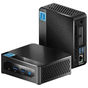 Customizable 12th Gen Intel N150 N100 Laptop with SSD DDR4 RAM Dual Output 4 USB 3.2 Ports for Office Home & Gaming 4K Use