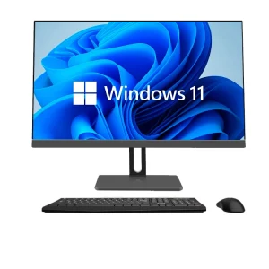 Customizable Black White Colors Wall mountable All in One Computer 24 Inch Office Computer AIO PC for School Hotel