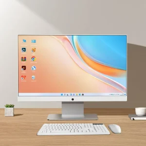 Customized 23.8” Business AIO Computer Core I3 I5 I7 Laptops LCD RAM 8G 16G 32G SSD 128G 256G 512G Barebone All in One PC