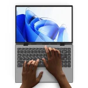 Customized English Keyboard Intel Quad Core 14 Inch 2240×1440 IPS Touchscreen Aluminum Laptop Windows 11 Pro for Home Student