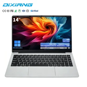 DIXIANG OEM/ODM 14 Inch Intel N3350 6GB/128GB/256GB Degree DDR3 Personal Student Notebook Computer Laptops