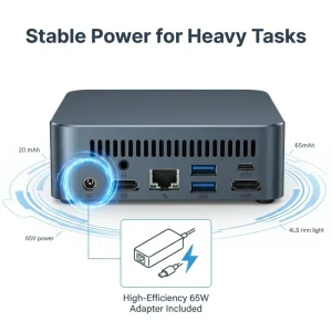 Deploy Lobster Clawbot OpenClaw AI Mini PC AMD Ryzen 5 7430U Processor DDR4 SO-DIMM*2 Memory And Equipped With RJ45 AI PCs