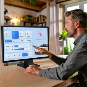 Desktop 18.5 21.5 23.8 27 Inch Interactive Digital AIO Capacitive Android Win11 Touch Screen All In One PC