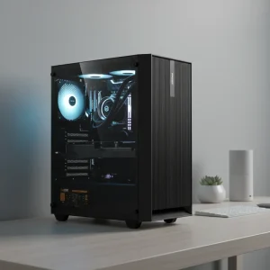 Desktop Computer Case PC Host Cabinet Stable Performance for Home and Office Desktop Computer Host
