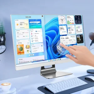 Desktop Computer Set All in One PC 24-inch Core I5 8GB RAM 128GB SSD AIO Monoblock Barebone