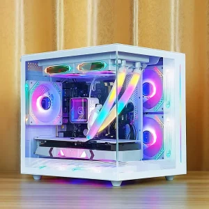Desktop Gaming Pc Computer for Gamer Set I7 Processor Gtx 1660s Ddr4 32g Ram 1tb Ssd Rgb Fans Wifi Win11 Pro