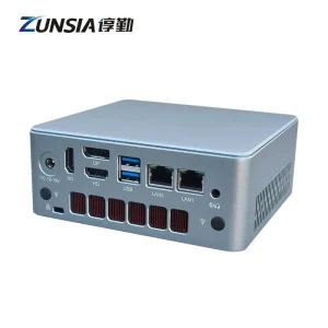 Desktop Mini PC 2 LAN Intel 12th Gen Alder Lake Core I5 1240P 2*DDR5 Barebone 2*HD DP Type C Office Business NUC Mini PC