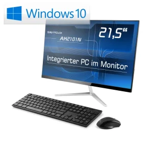 Desktop PC 21.5” All in One Intel Core I3 I5 I7 Octa Cores 1920 1080 HD Graphics IPS LED Barebone Laptops DDR4 RAM Computer