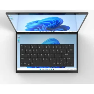 Double Screen Laptop 13.5 Inch 2.5K UHD NanoEdge Touch Display Intel 12th Gen N100 1TB SSD Laptop Computer