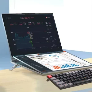 Double Touch Screen 16+16 Inch Convertible Laptop Windows 11 Home, I5 I7 Dual Screen Mini Laptop