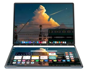 Dual 10.95 Inch 16:10 1920×1200 IPS Touchscreen Laptop Intel Core i3-1215U 32GB RAM SSD English Keyboard Metal Body OEM Notebook