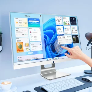 Dual Core 24″ IPS Panel All in one PC Business AIO Desktop Computer I3 I5 I7 Barebone Touch Screen 8GB 16GB Memory
